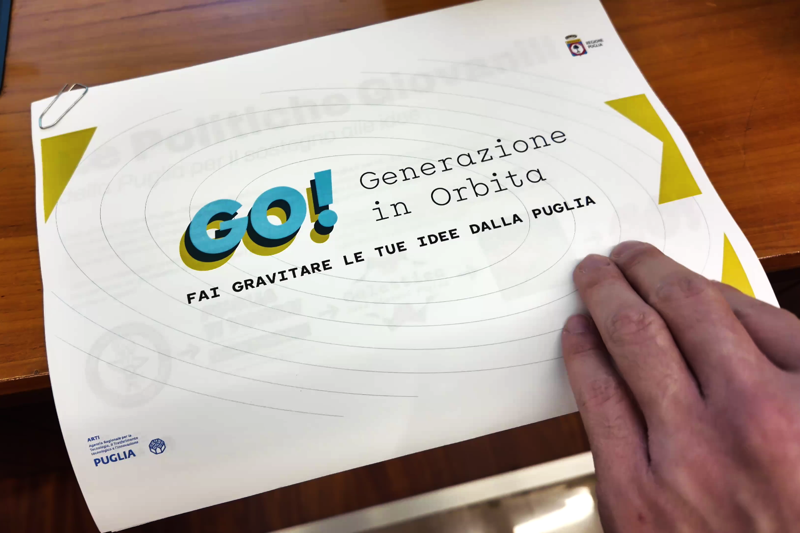 Galleria “GO! - Generazione in Orbita”, 3 milioni di euro per l’attivazione giovanile. Candidature a partire dal 16 marzo. Il presidente Decaro: ” Fiducia nei nostri ragazzi, sosteniamo i nuovi inizi” - Diapositiva 1 di 7